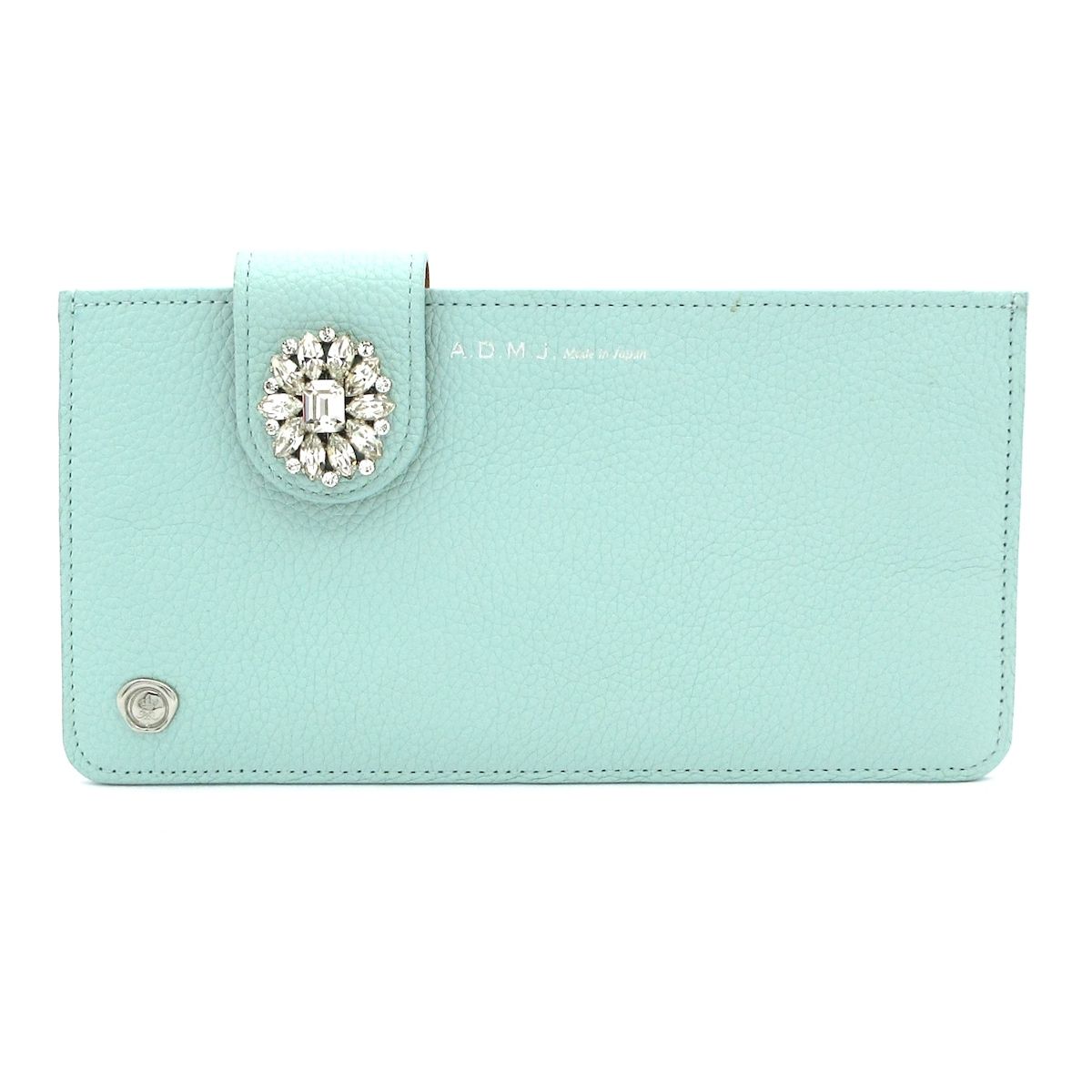 ADMJ（アクセソワ・ドゥ・マドモワゼル）長財布 / スワロフスキー アクセソワ・ドゥ・マドモワゼル 長財布美品 スリムウォレット ライト
