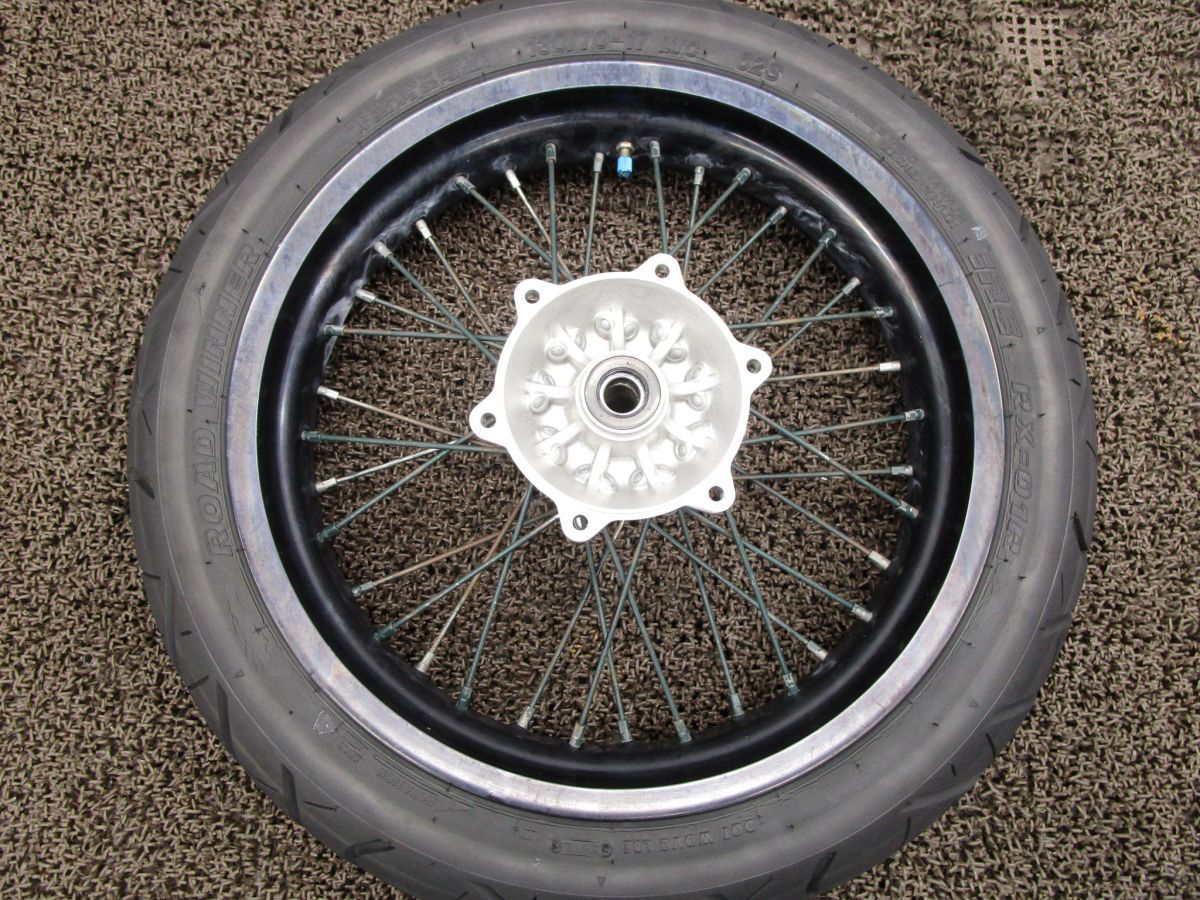 Dトラッカー EXCEL リアホイール □A8760！LX250E カワサキ 【 LX250DE