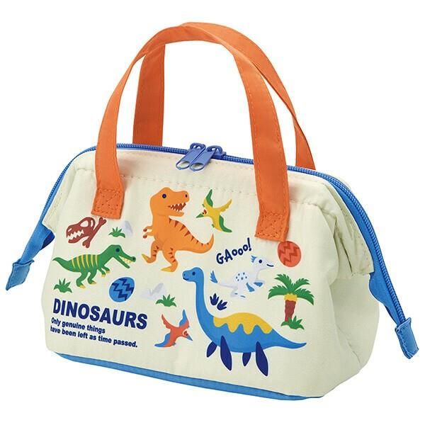 ディノサウルス 保冷がま口型ランチバッグ 弁当箱バッグ DINOSAURS
