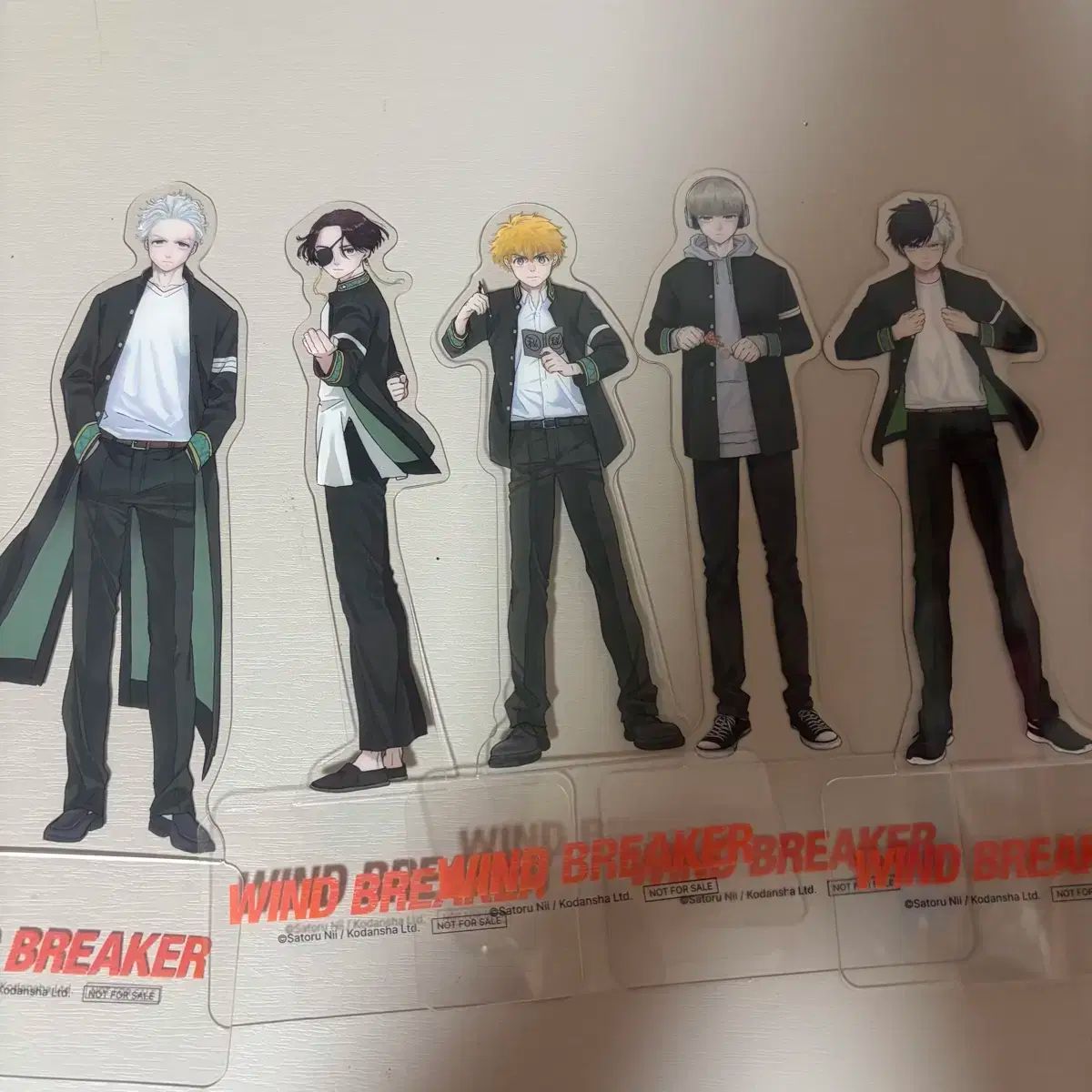 WIND.BREAKER キャラクターブック 全巻 特典 ウィンブレ漫画1 10 キャラクターBOOK カジトレカ特典 特典アクリル 特典