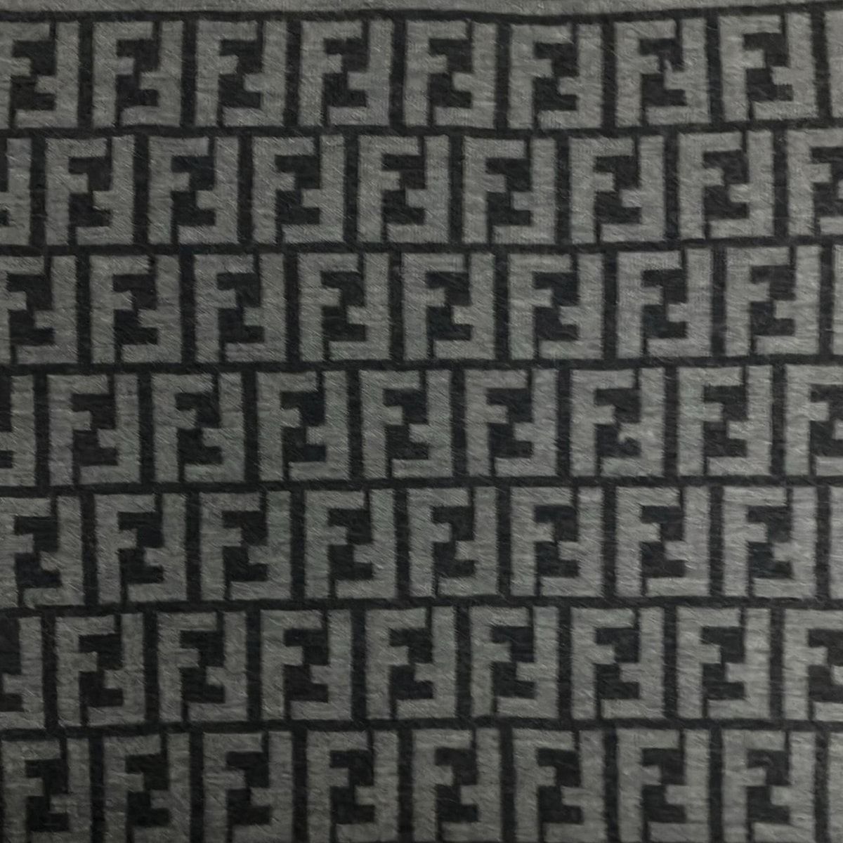 FENDI(フェンディ) ストール(ショール) - グレー×ダークグレー ズッカ