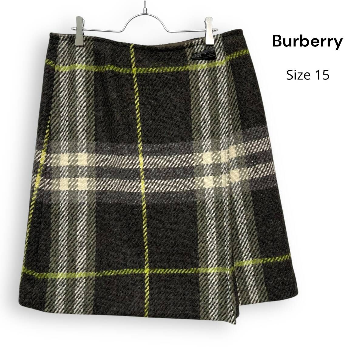 M2595/ Burberry LONDON バーバリー ロンドン ウール チェック