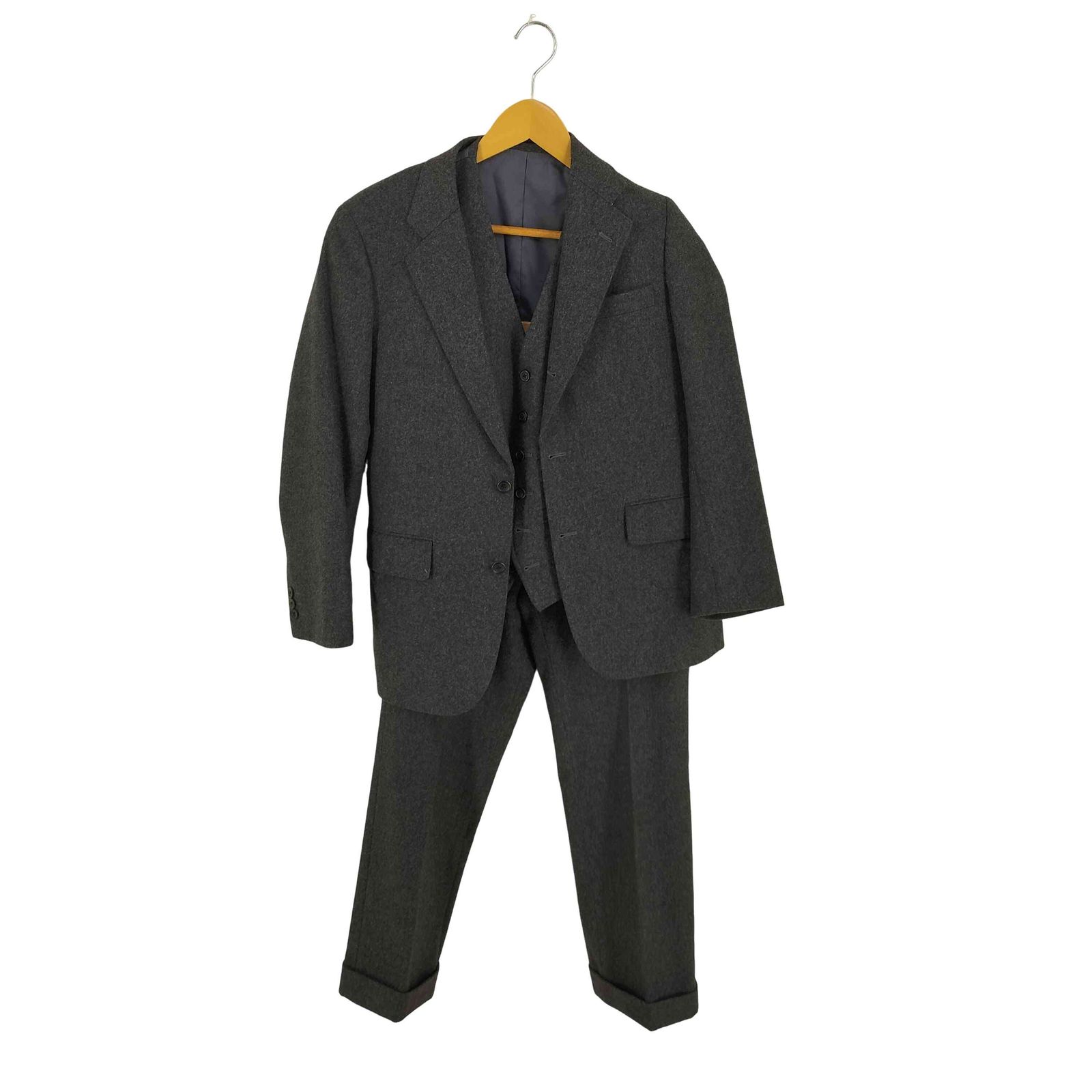 ジェイプレス J.PRESS 3ピーススーツセットアップ メンズ C-88 W74 T