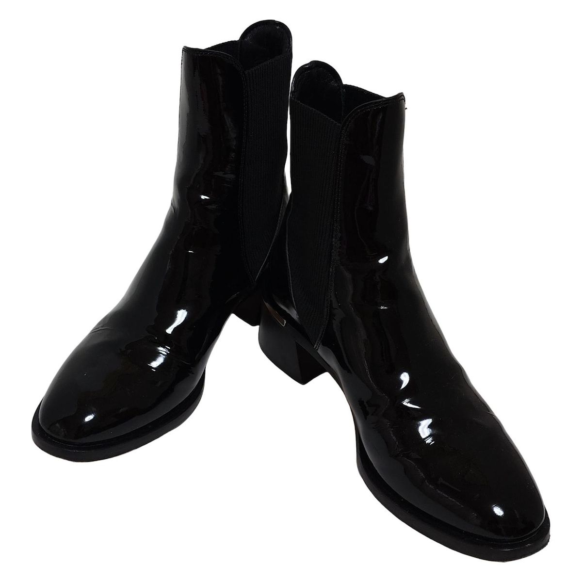 JIMMY CHOO(ジミーチュウ) ショートブーツ 36 1/2 レディース - 黒