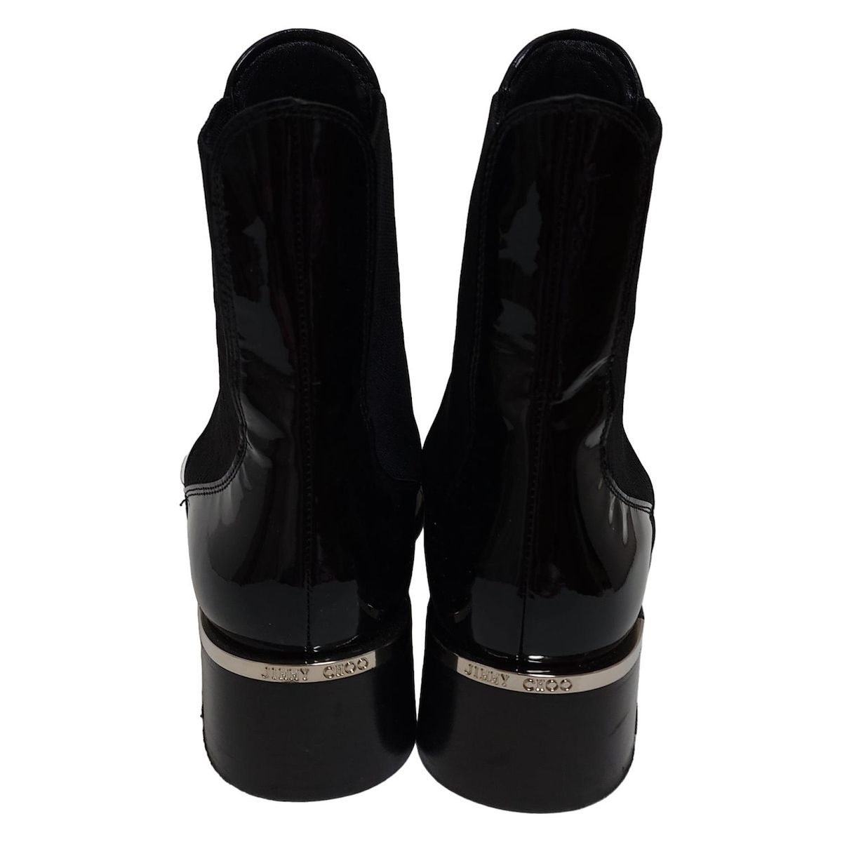 jimmy choo ショートブーツ JIMMY CHOO(ジミーチュウ) ショートブーツ 36 1/2 レディース - 黒