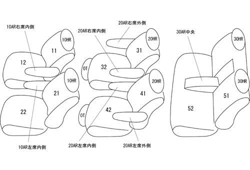 Clazzio クラッツィオ シートカバー Real Leather リアルレザー エスティマ ガソリン MCR 30 W 40 ACR H 16 9～H 18 1 ET 0285 オーディオシステム シートカバー 