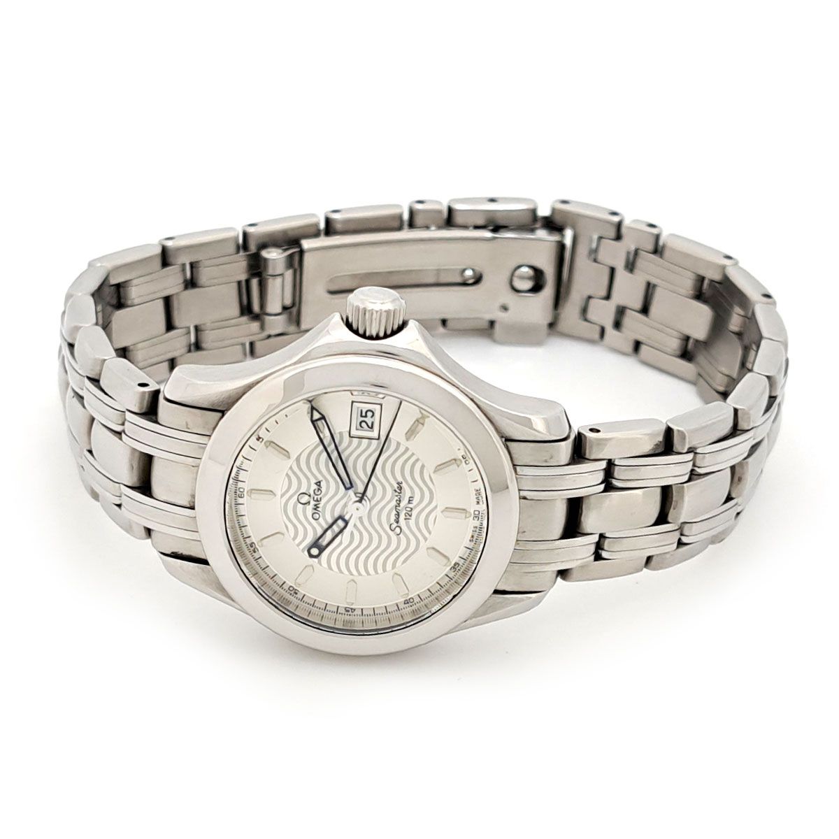 オメガ シーマスター 120 M 2581.31 クオーツ ステンレススティール レディース OMEGA 時計