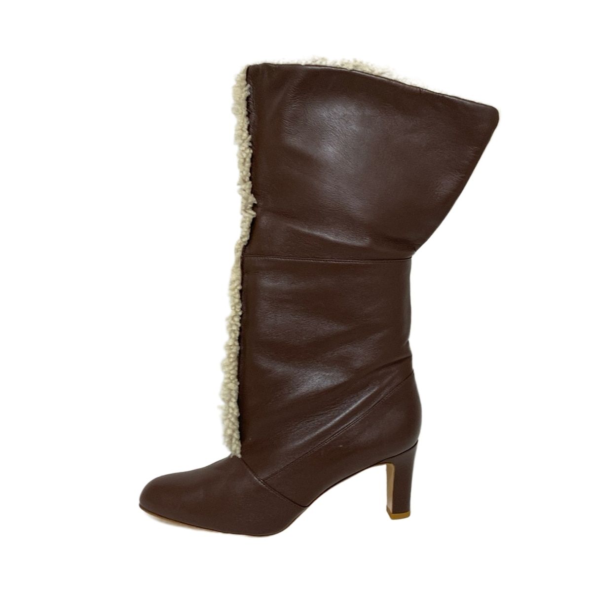 新品未使用 NEBULONI E. ネブローニ ショートブーツ 38 NEBULONI E.(ネブローニ) ショートブーツ 38 レディース - ダーク