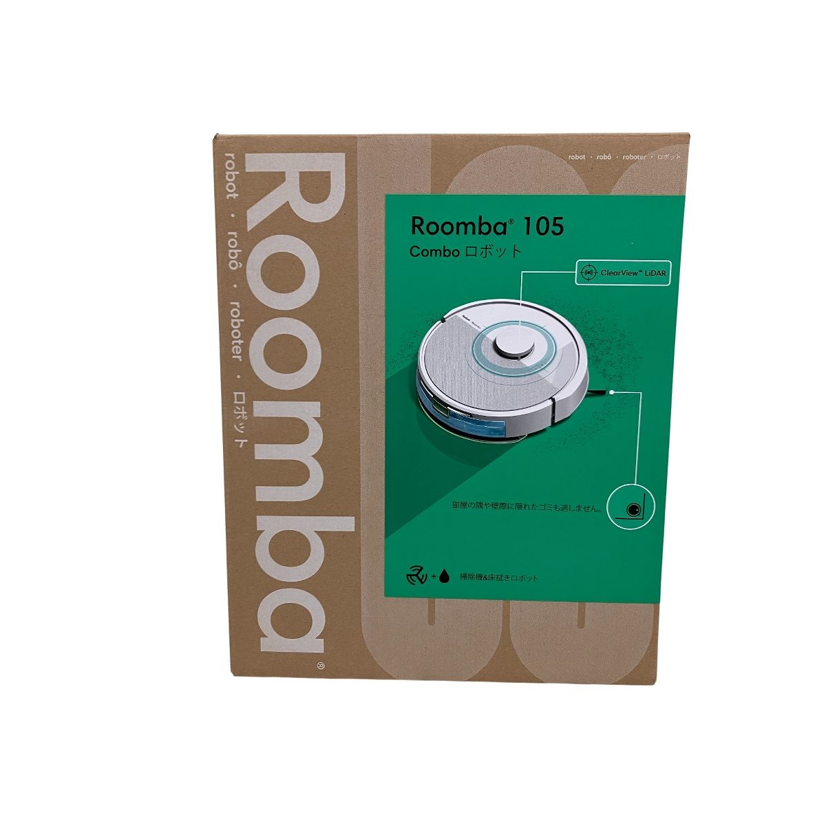 iRobot Roomba Combo 105 RCC Y 2 ロボット掃除機 ルンバ コンボ 充電ステーション セット 水拭き 両用