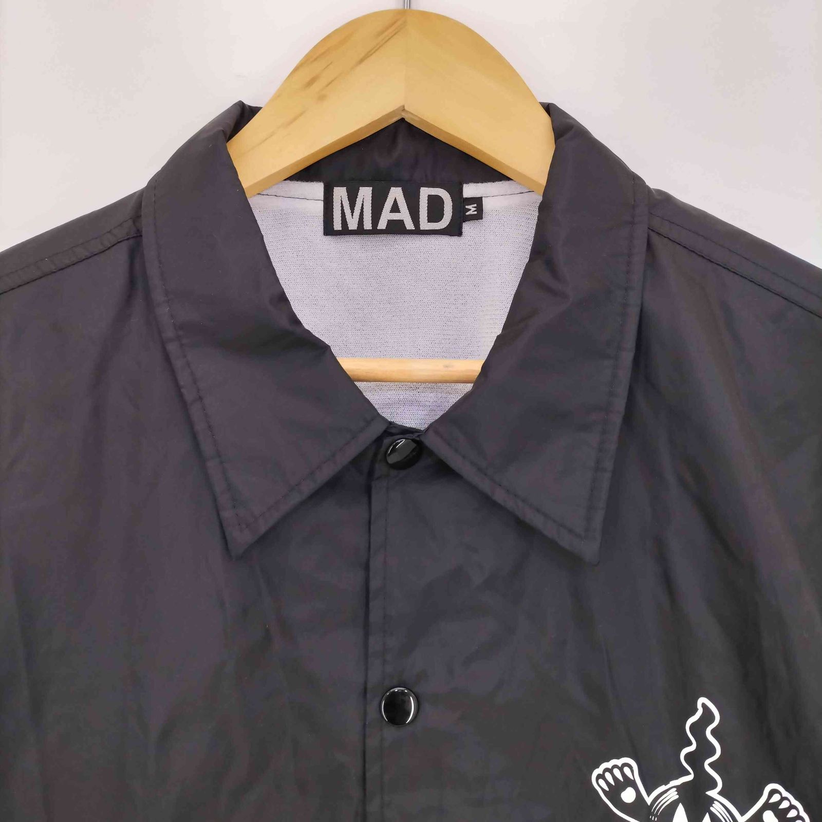 アンダーカバー UNDERCOVER MAD ロゴプリント ナイロン コーチ