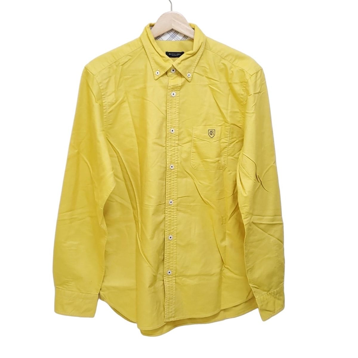 BLACK LABEL ブラックレーベルクレストブリッジ 長袖シャツ サイズ3 L メンズ - イエロー