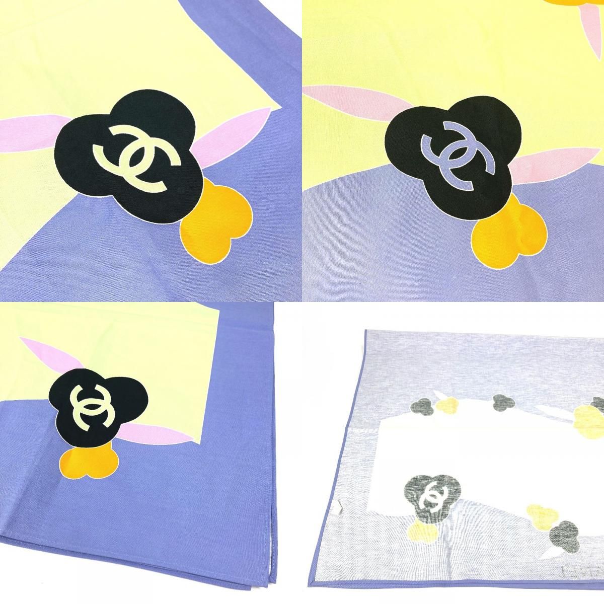  CHANEL シャネル タオル インテリア CC ココマーク ロゴ コットン パープル タオル バス用品 キッチン 日用品 その他