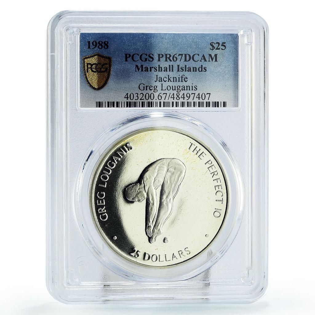 マーシャル諸島 25ドル グレッグ・ルーガニス ジャックナイフ