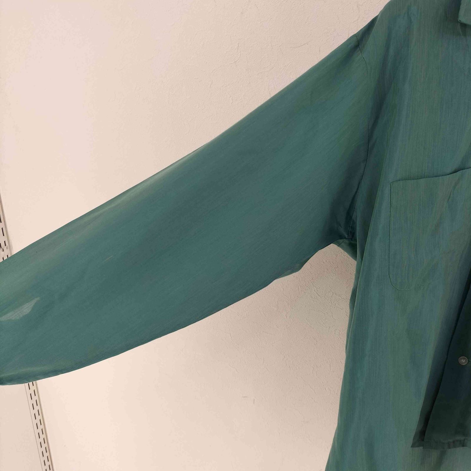 USED古着(ユーズドフルギ) {{Pelham}} 60S オープンカラーシャツ メンズ import：L 【中古】【ブランド古着バズストア】 ユーズドフルギ USED古着 {{Pelham}} 60S オープンカラーシャツ メンズ