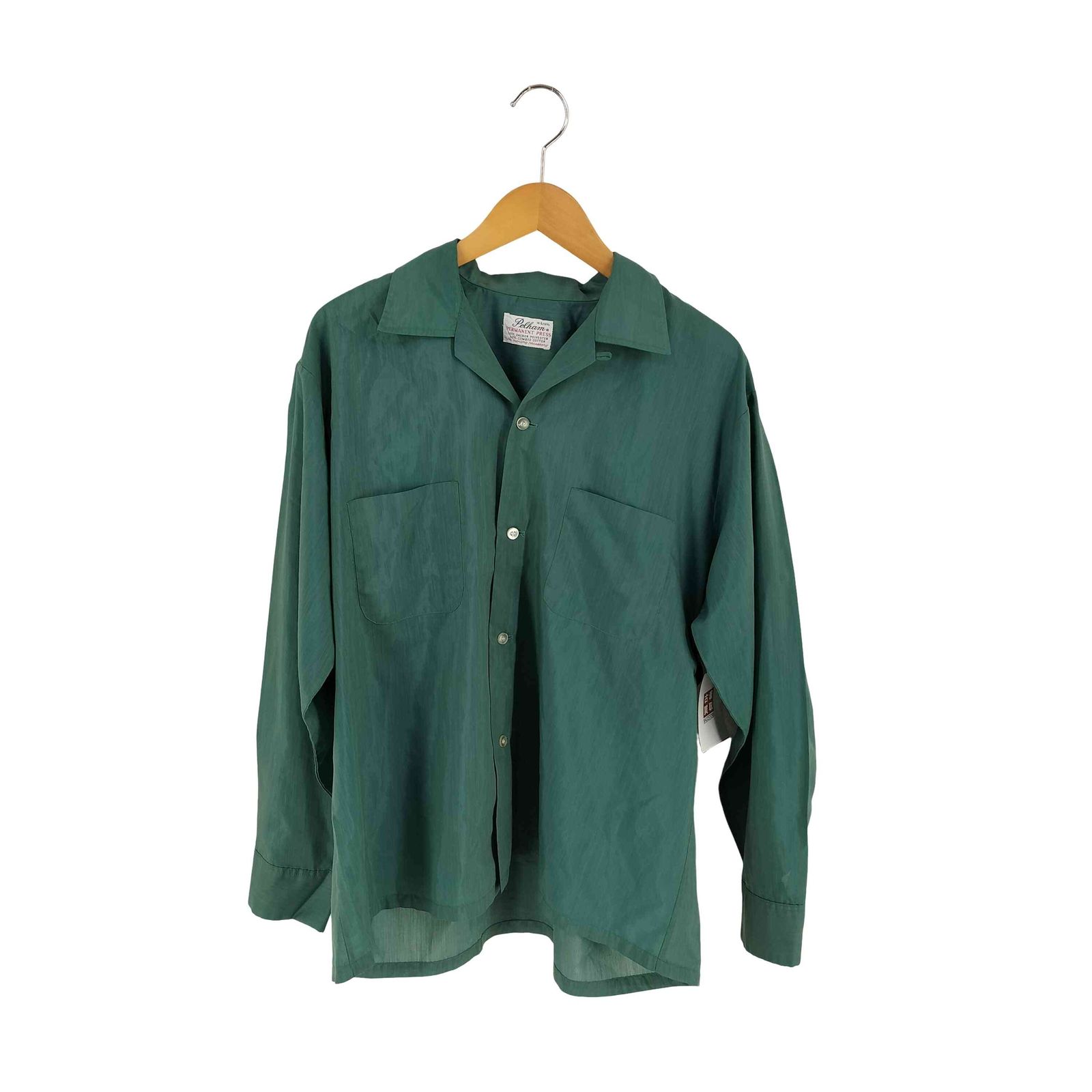 ユーズドフルギ USED古着 60S オープンカラーシャツ メンズ import：L