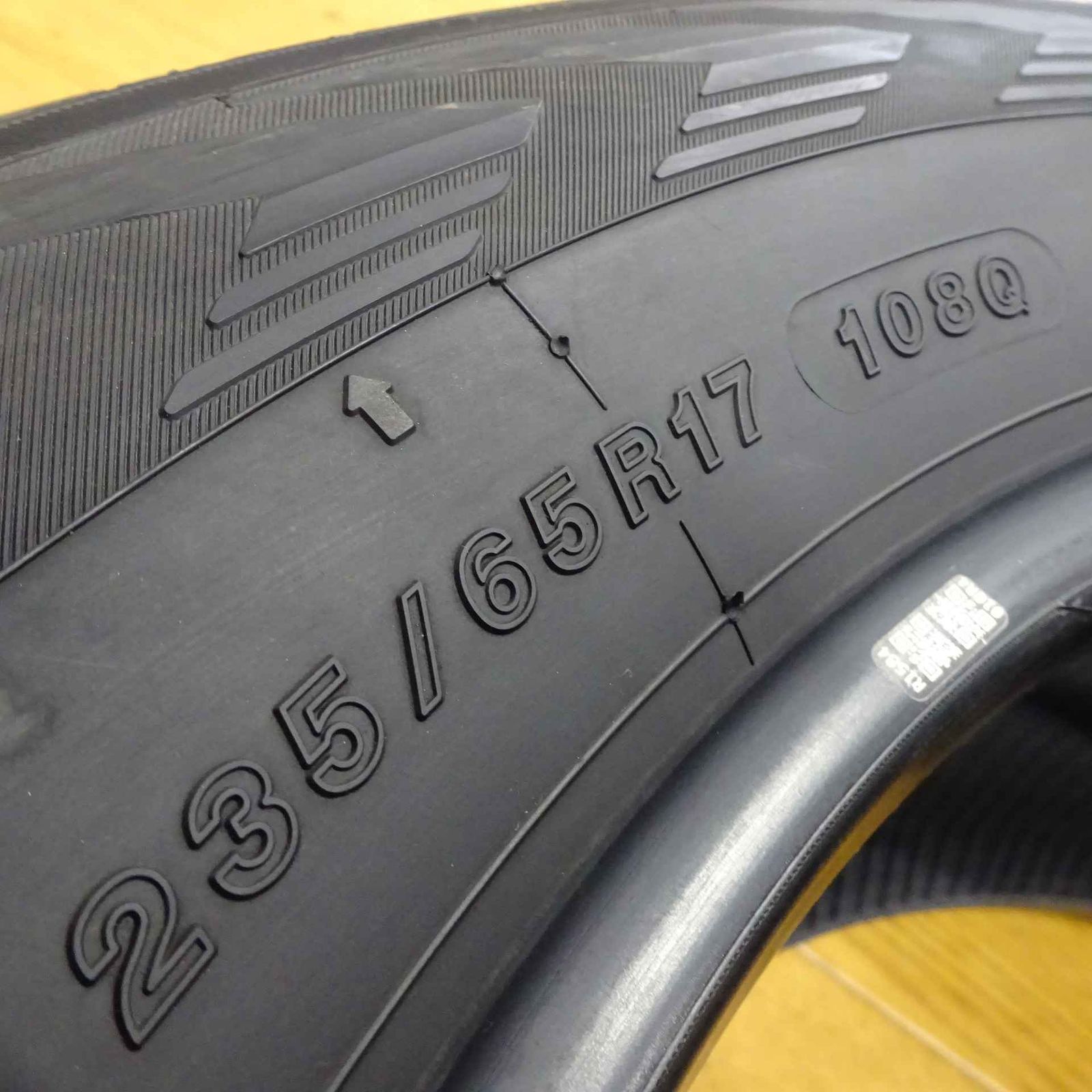□4本SET□NO,X4333□会社宛送料無料□235/65R17 108Q□ヨコハマ 
