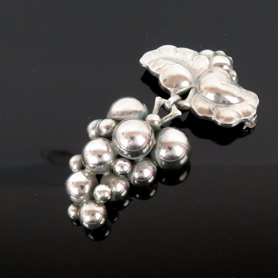 GEORG JENSEN ジョージ・ジェンセン ピンブローチ #217B ぶどう 葡萄