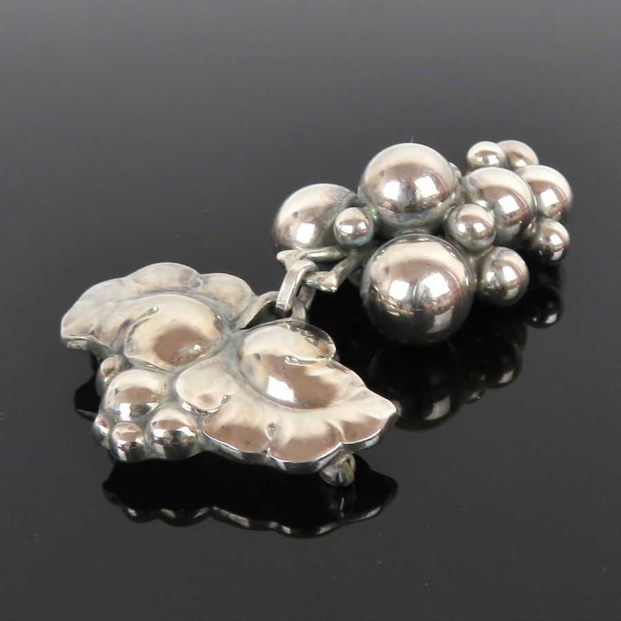 GEORG JENSEN ジョージ・ジェンセン ピンブローチ #217B ぶどう 葡萄