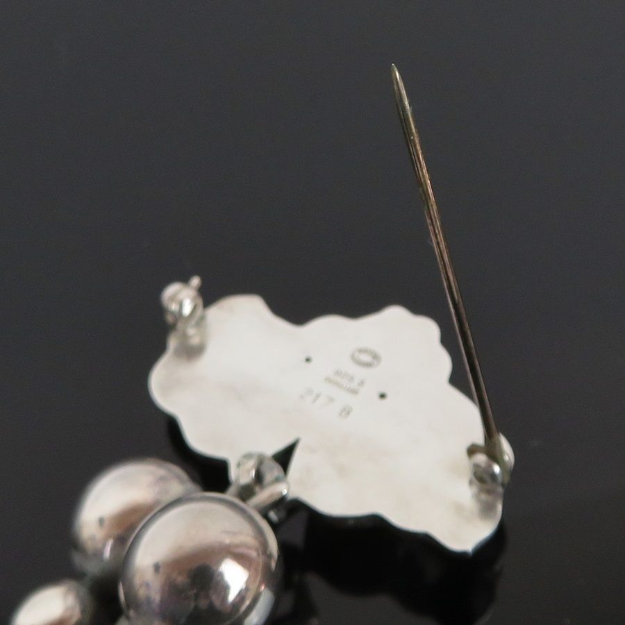 GEORG JENSEN ジョージ・ジェンセン ピンブローチ #217B ぶどう 葡萄