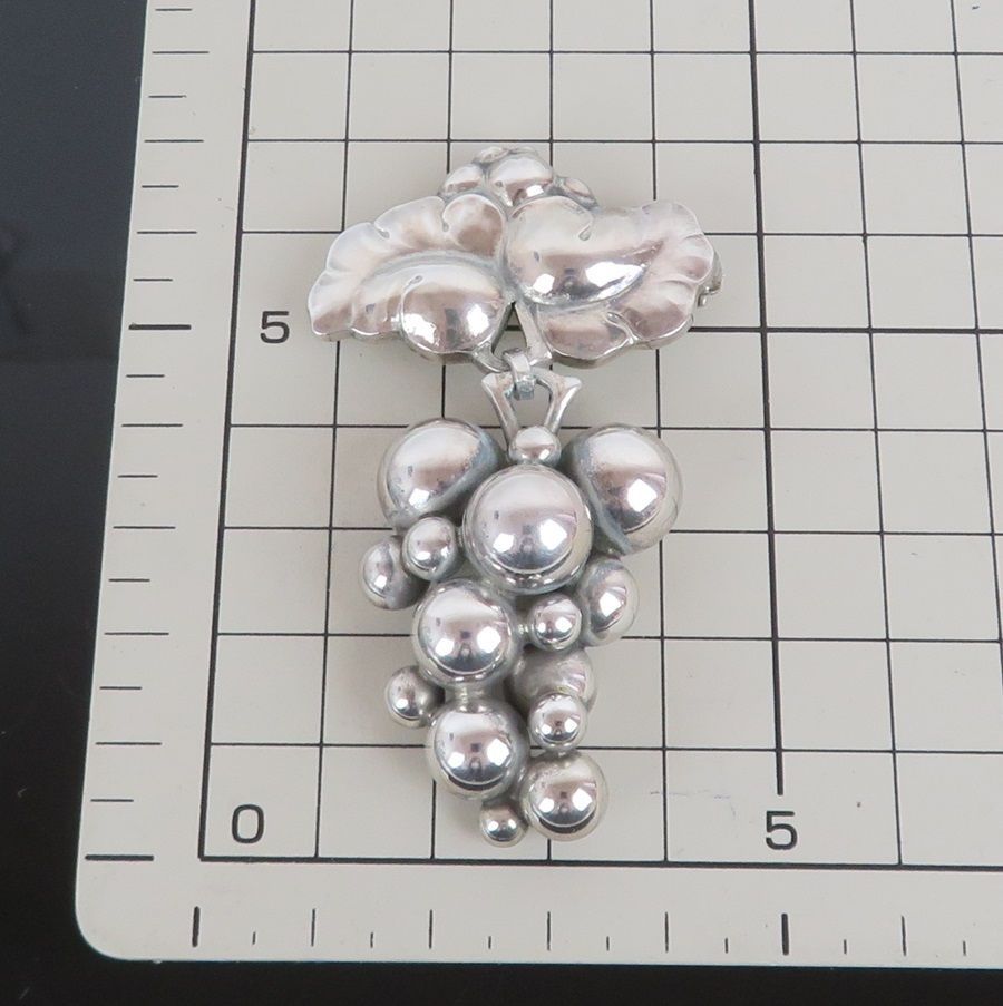 GEORG JENSEN ジョージ・ジェンセン ピンブローチ #217B ぶどう 葡萄