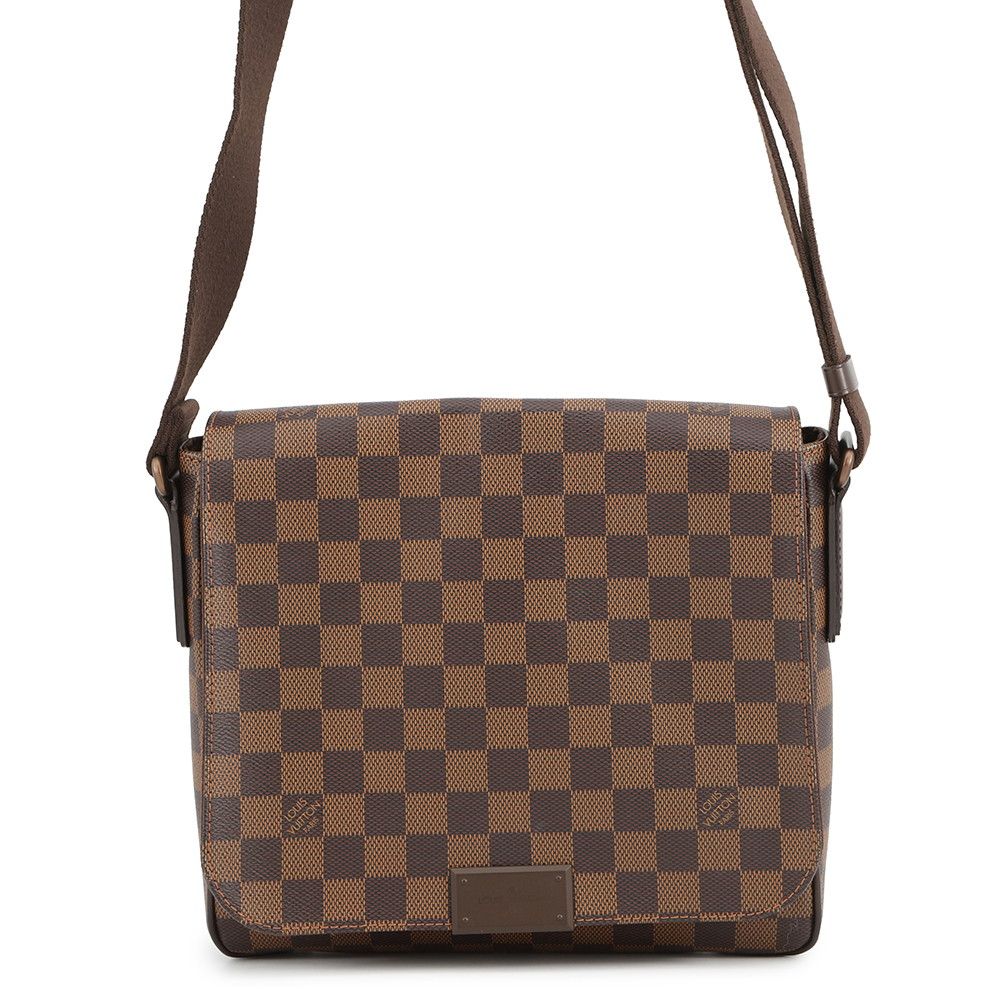 ルイヴィトン ショルダーバッグ ダミエ エベヌ ディストリクトPM N 41213 LOUIS VUITTON
