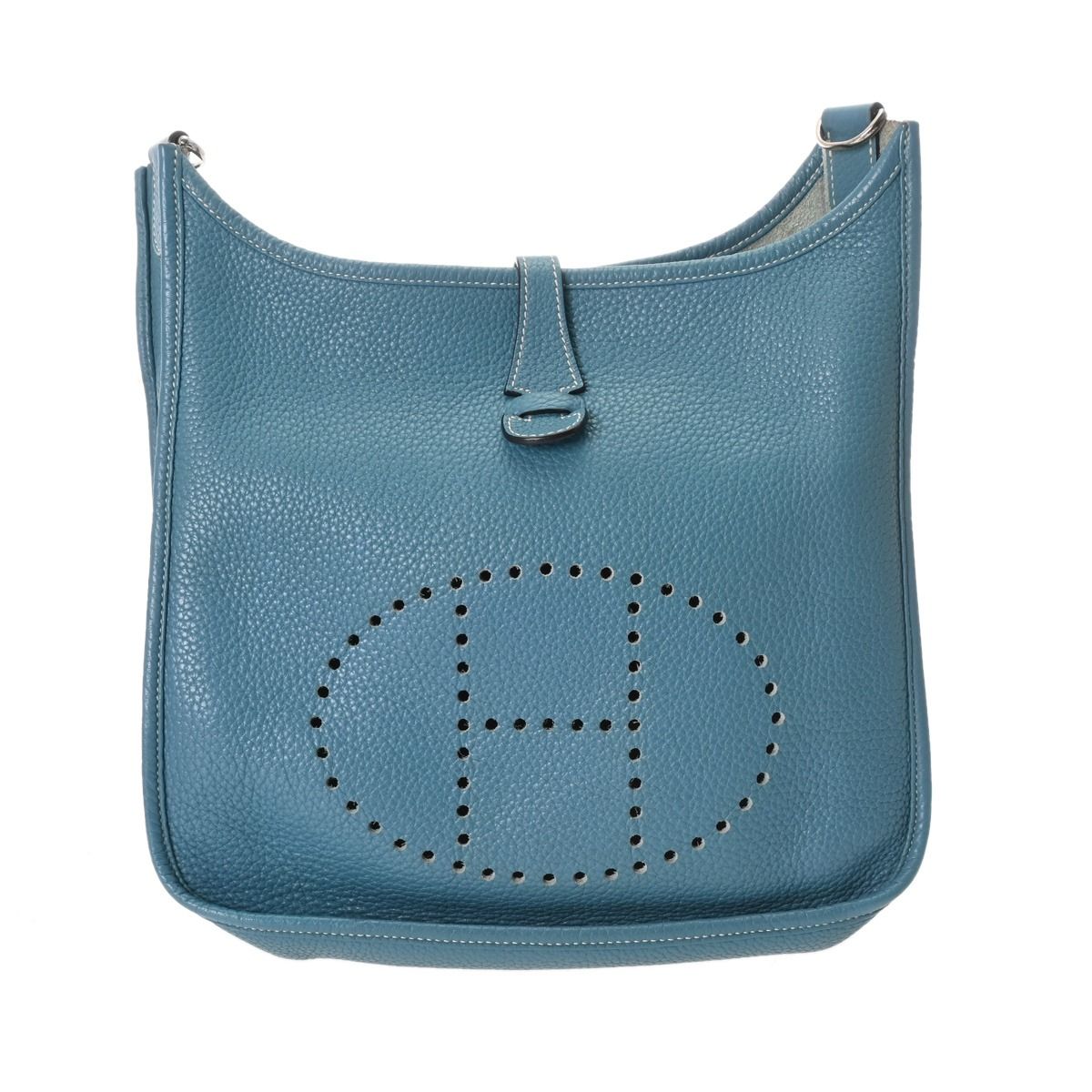 （美品）エルメス エブリン3 PM ショルダーバック ブルージーン □Q刻印 エルメス エブリン 3 PM ブルージーン □P刻印(2012年頃) ユニセックス