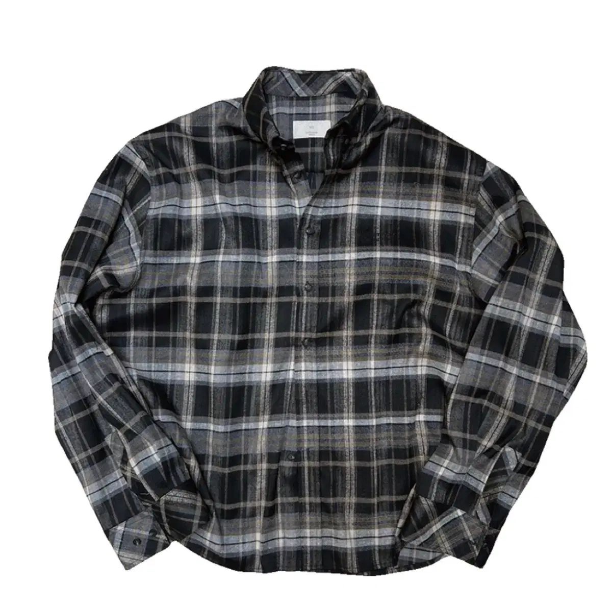 2 アンダーマイカー MY 107 チェックシャツ ブラウン 麻