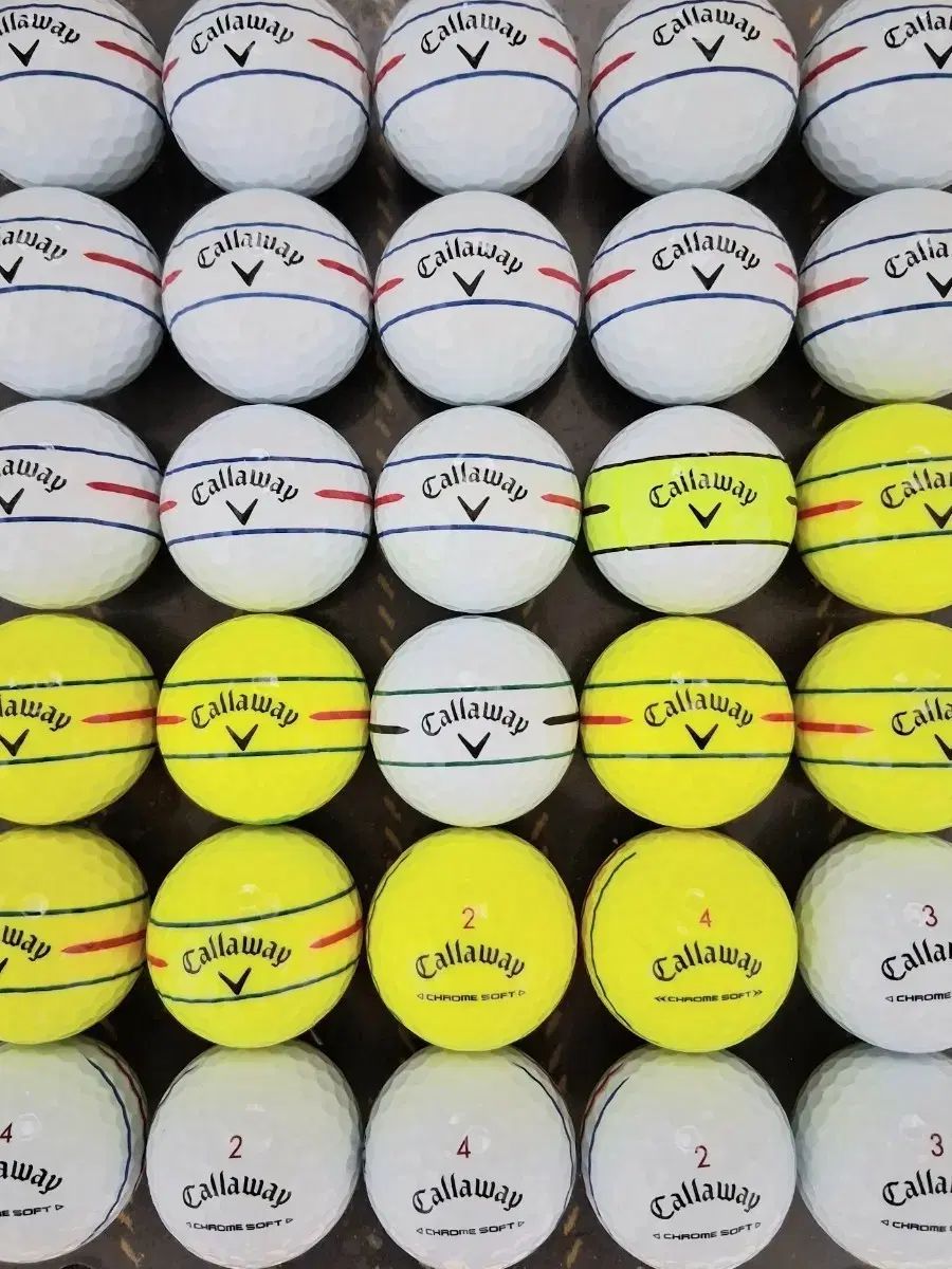 キャロウェイ トリプルトラック クロムソフト A 級30球 ロストボール ゴルフボール