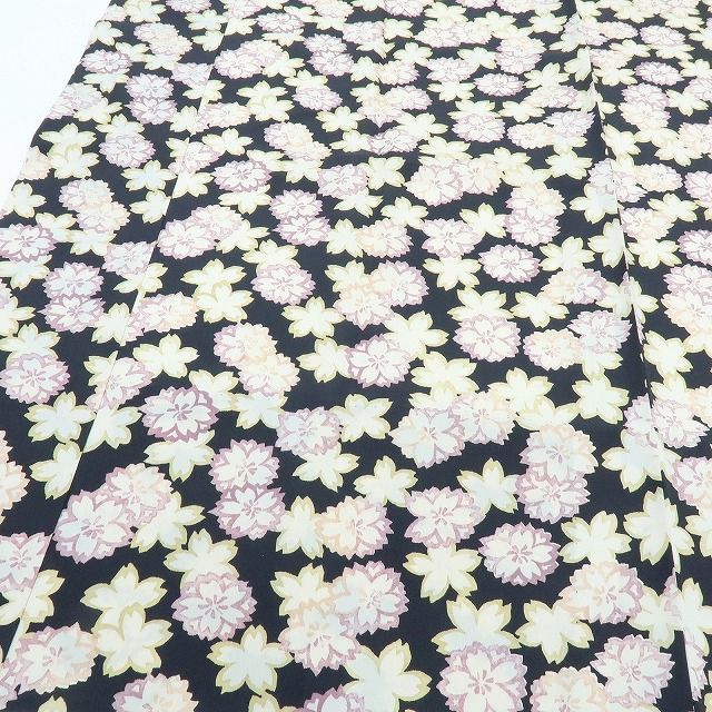 百華❀Y4087◇新品 単衣 正絹 袖無双 仕付け糸・半襟・居敷当て付