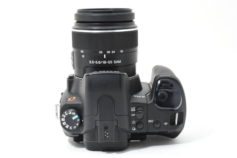 実用光学美品】Sony ソニー α350 / DT 18-55mm 3.5-5.6 SAM レンズ