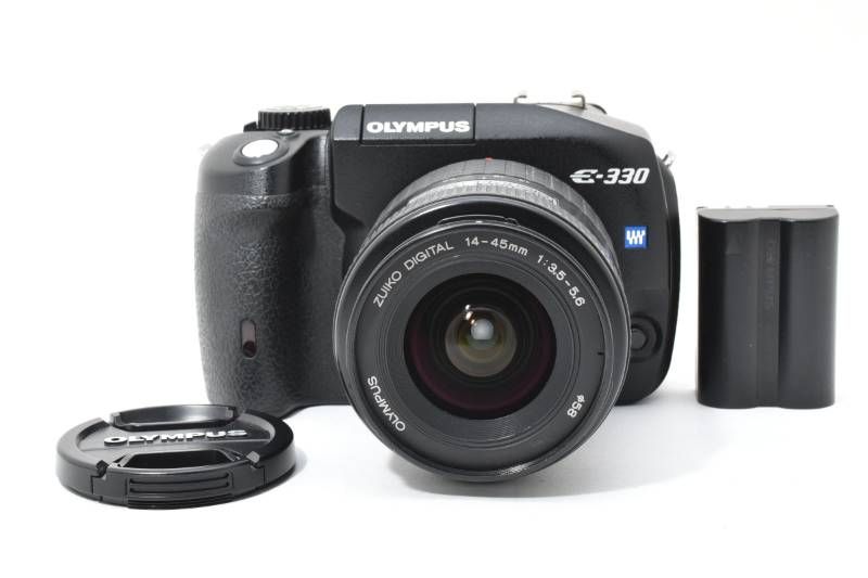 OLYMPUS E-330 デジタル一眼レフカメラ + 14-45mmレンズ オリンパス ニュースリリース： 世界初（※注） ライブビュー機能搭載AF