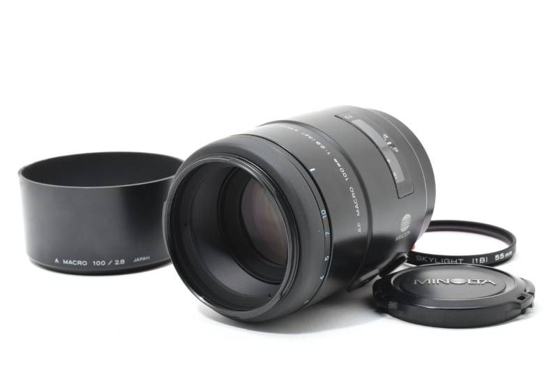 実用光学美品】Minolta ミノルタ AF MACRO 100mm 2.8 ソニーミノルタA