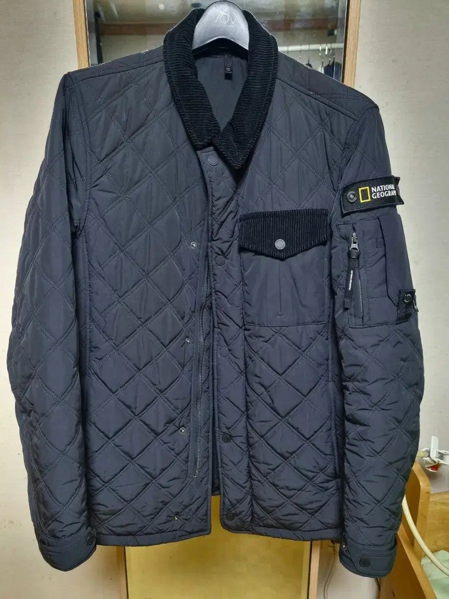 ナショナルジオグラフィック キルティングアウター m
