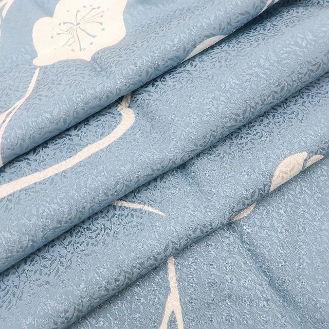 百華❀Y4088◇新品 単衣 正絹 袖無双 仕付け糸・半襟付 手縫い仕立て