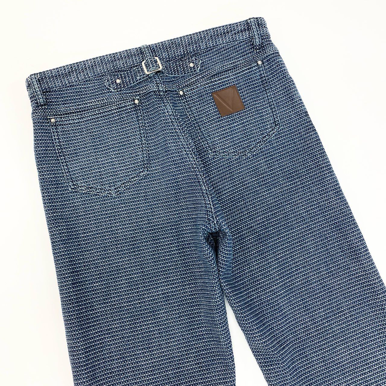 83Ⅼ2【美品】LOUIS VUITON ルイヴィトン 刺し子デニムパンツ