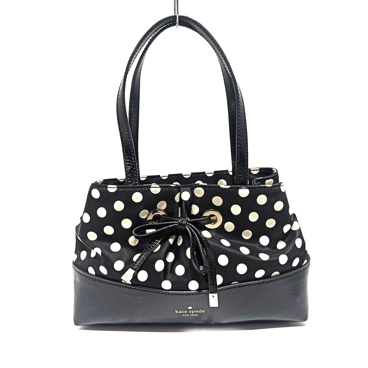 Kate spade(ケイトスペード) トートバッグ - PXRU4485 黒×アイボリー
