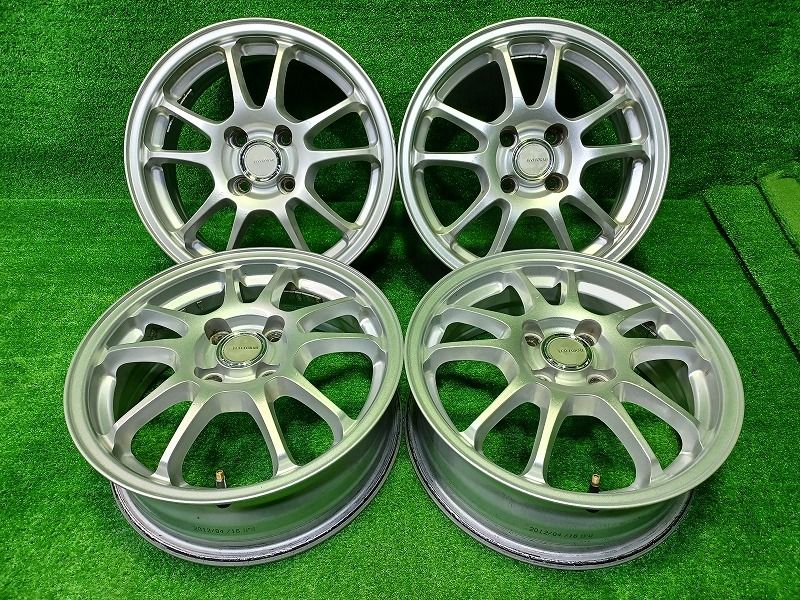 エコフォルム MXPK15 ホイール 15インチ 5.5J 4穴 4本 100 +45 【公式 