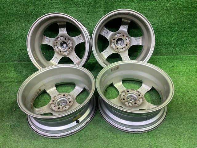 ビオレント ｱｸｱ ｺﾙﾄ ホイール アルミ シルバー 15インチ 5 J 4穴 4本 100 42