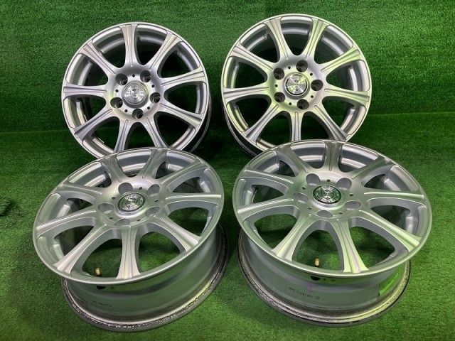 ジョーカー ｾﾚﾅ ｱｲｼｽ ホイール アルミ シルバー 15インチ 6 J 5穴 4本 114 3 43