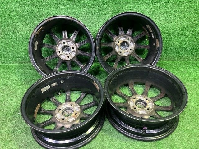 エクシーダー ﾌｨｯﾄ ｽｲﾌﾄ ホイール アルミ ガンメタ 15インチ 5 J 4穴 4本 100 50