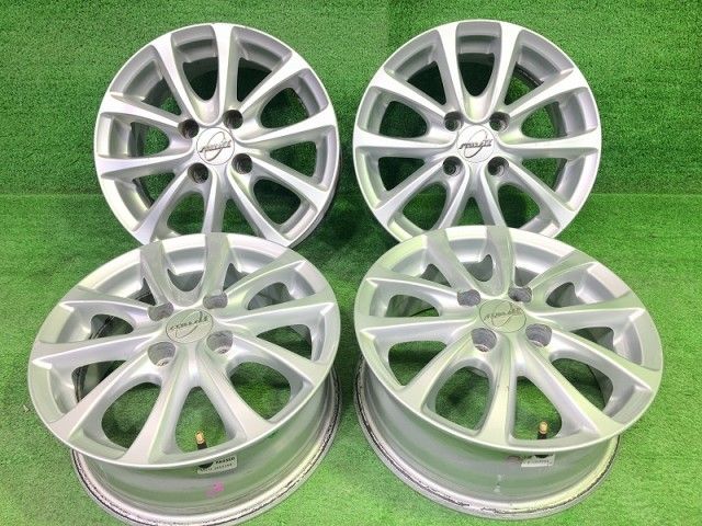 MU 2 ｷｭｰﾌﾞ ﾊﾟｯｿ ホイール アルミ シルバー 14インチ 5 J 4穴 4本 100 40