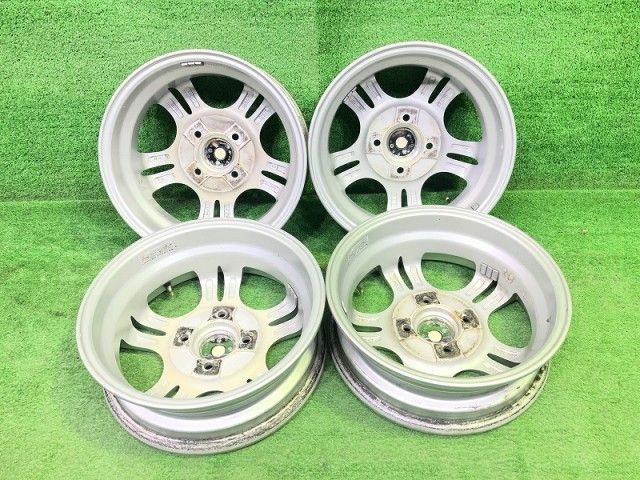 ジョーカー 軽自動車 ホイール アルミ シルバー 13インチ 4 00 B 4穴 4本 100 42