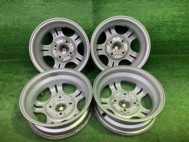 ジョーカー 軽自動車 ホイール アルミ シルバー 12インチ 4 00 B 4穴 4本 100 42
