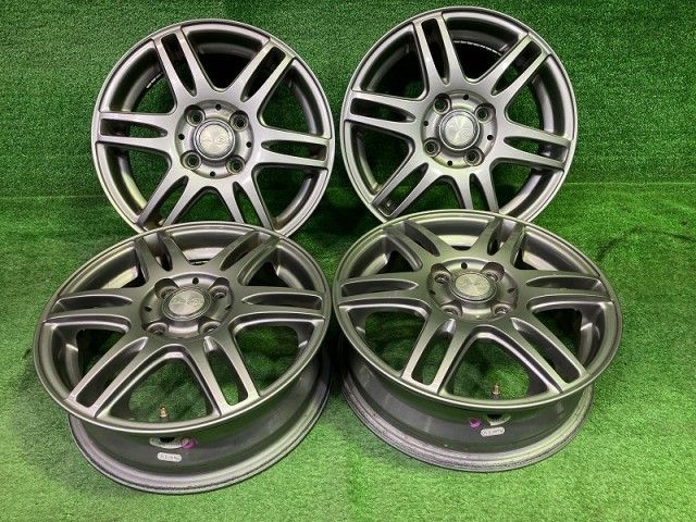 レイシア 軽自動車 ホイール アルミ シルバー 14インチ 4 5 J 4穴 4本 100 45