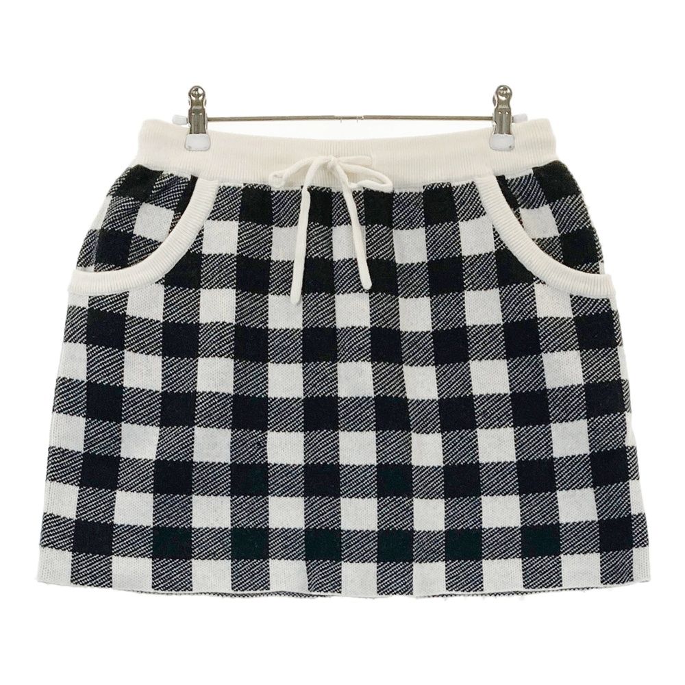 サイズ：2 JACK BUNNY ジャックバニー ニットスカート チェック柄
