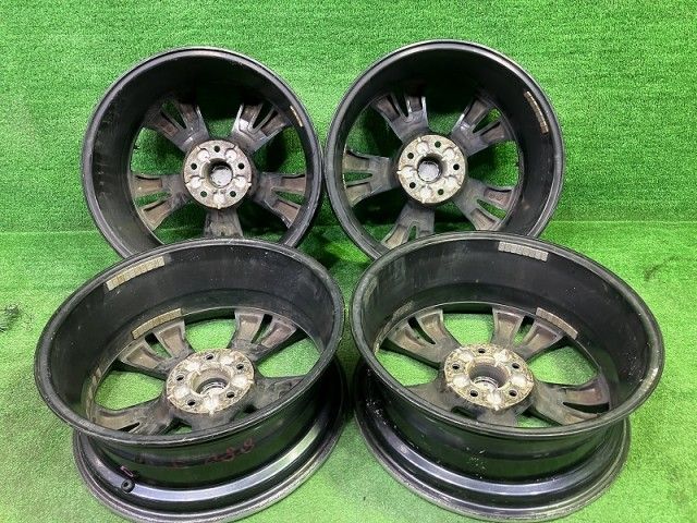 日産 NISSAN エクストレイル SNT 33 ホイール アルミ ブラックポリッシュ 18インチ 7 J 5穴 4本 114 3 45