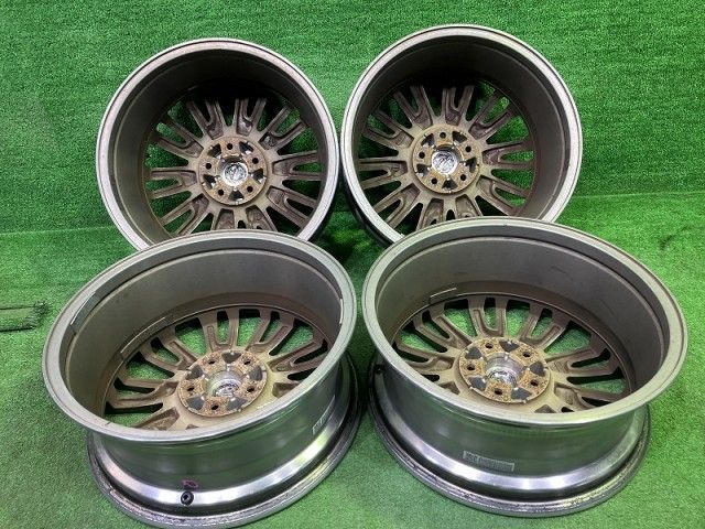 日産 NISSAN エルグランド TNE 52 ホイール アルミ ブラックポリッシュ 18インチ 7 5 J 5穴 4本 114 3