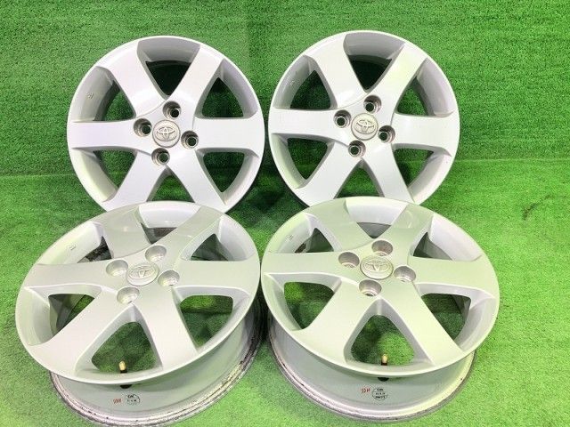 トヨタ TOYOTA スペイド NCP 141 ホイール アルミ シルバー 15インチ 5 J 4穴 4本 100 39 42611 52870
