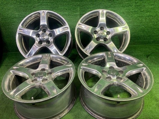 トヨタ TOYOTA アリスト JZS 161 ホイール アルミ メッキ 17インチ 8 J 5穴 4本 114 3 50