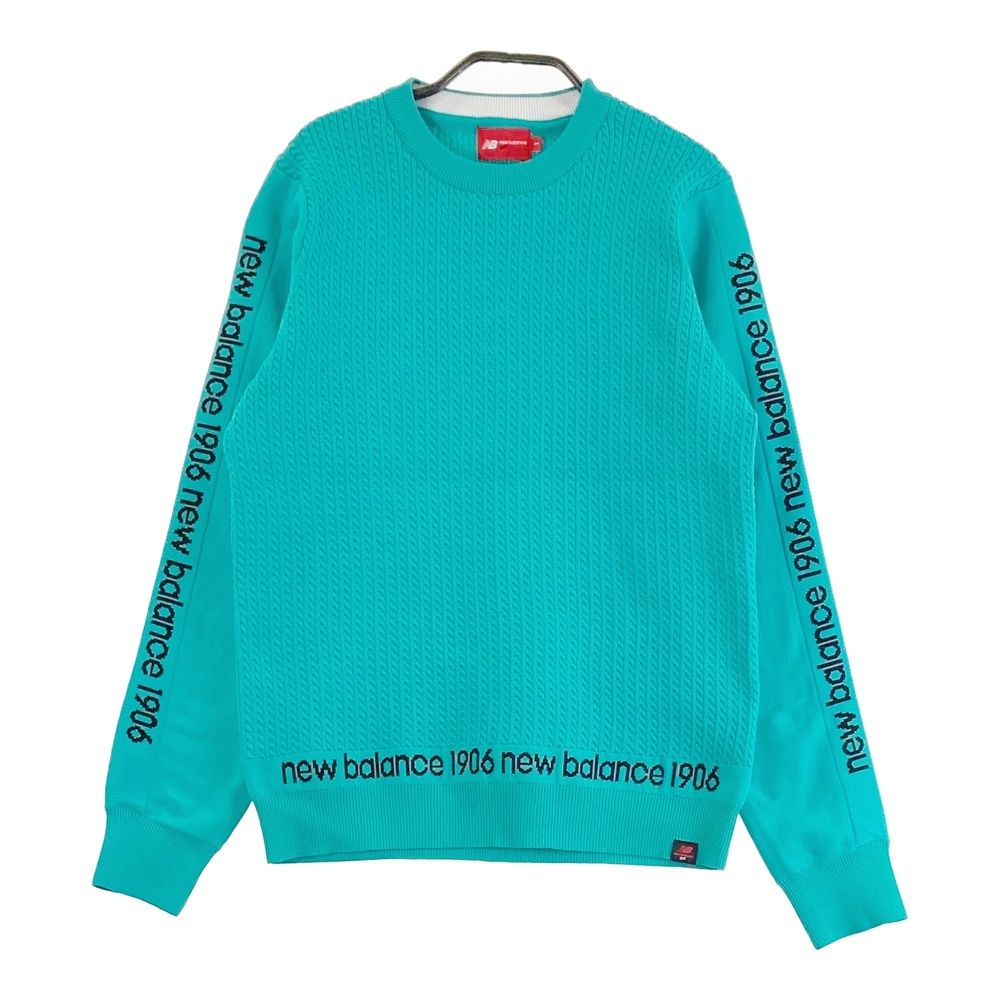 サイズ：1 NEW BALANCE GOLF ニューバランス ニットセーター グリーン